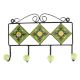 Light Forest Green Flower Ceramic Tile Hook Online