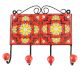Sunflower Ceramic Tile Wall Hook in Yellow
