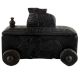 Carved Vintage Handcrafted Old Nandi Wooden Spice Box