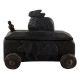 Vintage Handcrafted Old Nandi Wooden Spice Box South India Box