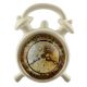 Roman Watch Inside Glass And Metal Drawer Knob