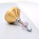 Golden Brass Metal Black Shell Drawer Knobs