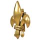 Vintage Brass French Flower Basket Door Knocker
