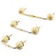 Yellow Leaf Melon Ceramic Bridge Handles