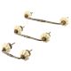 Yellow Leaf Melon Ceramic Bridge Handles