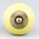 Solid Yellow Ceramic Knob