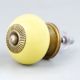 Solid Yellow Ceramic Knob
