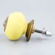 Solid Yellow Ceramic Knob