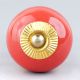 Solid Red Ceramic Knob