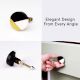 Black Wood Brass Resin Round Dresser knob