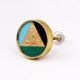 Tricolor Brass Resin And Wood knobs