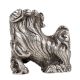 Silver Aluminum Dragon Statue Luck Feng Shui Animal Statue