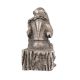 Aluminum Sitting Wise Man Statue Holding a Sword