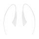 92.5 Sterling Silver Earrings Long Geometric Drop earrings