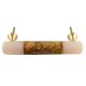 Baby Pink Resin And Wood Round Handles (6 Inch)
