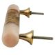 Baby Pink Resin And Wood Round Handles (6 Inch)