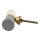 White And Grey Resin Drum Cabinet Knob