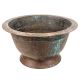Old Brass Flower Pot For Outdoor And Indoor Decoration