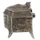 Storage Box In Chest Of Drawer Design In White Metal