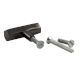 Platinum Grey Hexa Gilli Iron Cabinet Knob