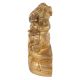 Brass Ganesha Statue Sitting With Modak In Hand