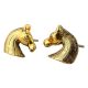 Two Horses Facing Metal Cabinet Knobs One Pair