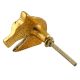 Two Horses Facing Metal Cabinet Knobs One Pair
