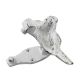 Antique White Fox Face Iron Door Knockers