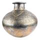 Repousse Floral Copper Water Pot Vintage Collection