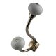 Light Grey Solid Silver Iron Hooks