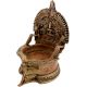 South Indian Astalakshmi Jumbo VilakkuÂ Brass Oil Lamp