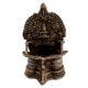 Festive Goddess Lakshmi Brass Oil Lamp