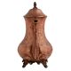 Brass Kettle Engraved Leaf Design Tableware