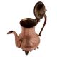 Brass Kettle Engraved Leaf Design Tableware