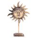 Brass Sun God Face On Stand