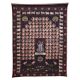 Pichwai Sreenathji Painting With Face Motifs  On Black Cloth