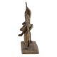 Brass Hindu Goddess Durga Statue On Lion