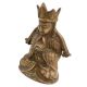 Brass Crowned Tibetans Buddha For Good Luck
