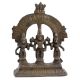 Brass Statue Of lord Vishnu Prabhavali  Two Consorts  Deivanai and Valli