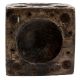 Old Brass Six Sided Dice Paper Weight