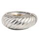 Brass Spiral Design Ashtay  With Silver Finish