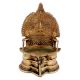 Hindu God Laxmi Diya Brass Oil Lamp