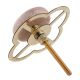 Baby Pink Pink Stone Flat Dresser Knob