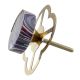 Purple Texture Stone Brass Cabinet knob