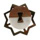 Stone And Wooden Flat Cabinet Knobs