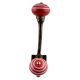 Red White Stripes Ceramic Antique Iron Hook