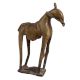 Handmade Brass Standing Statue Folk Art DÃ©cor