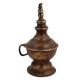 Vintage Brass Household  Single Wick Oil Lamp