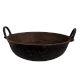 Primitive Brass Kadai With Two Handles