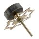 Grey Stone Copper Round Dresser Knobs